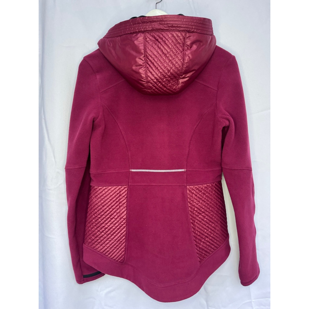 Athleta Unstoppable Fleece Lined Full Zip Jacket Chilled Sangria Small - Picture 3 of 11